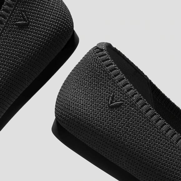 Viviaa 43 Pointed-Toe Ballet Flats Aria 5° black washable shoes sz 11 $129 - Picture 6 of 14